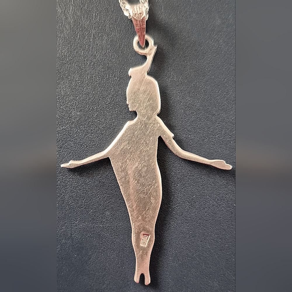 Silver Egyptian Goddess Pendant - Picture 2 of 2